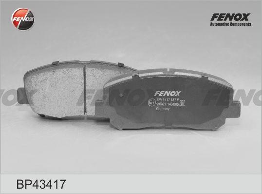 Колодки тормозные, дисковые передние MAZDA CX-5 Fenox BP43417