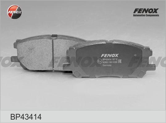 Колодки тормозные, дисковые передние FORD Transit Fenox BP43414