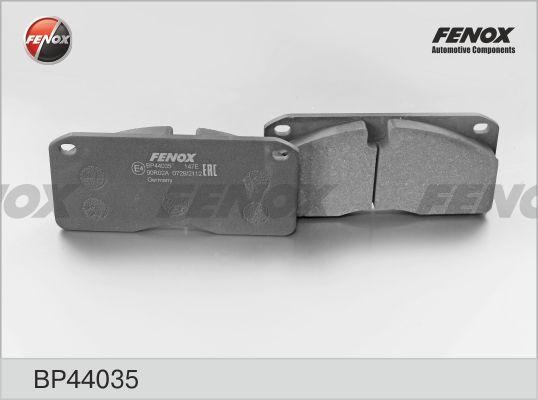 Колодки тормозные, дисковые FORD Cargo Fenox BP44035