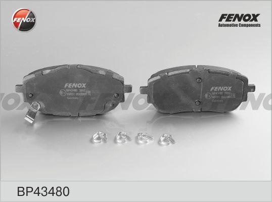 Колодки тормозные, дисковые передние TOYOTA AURIS Fenox BP43480