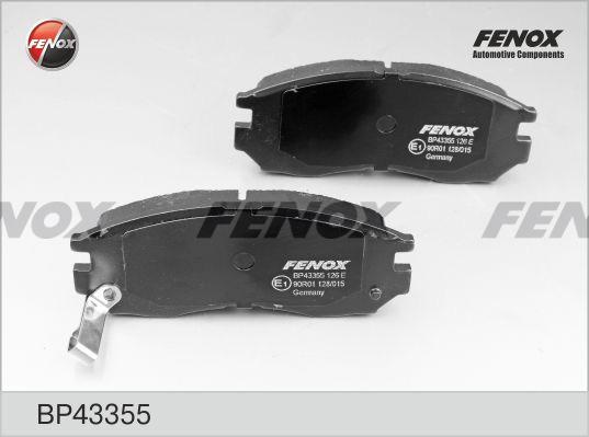 Колодки тормозные, дисковые передние CHRYSLER Sebring Fenox BP43355