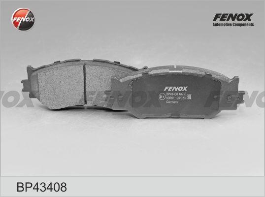 Колодки тормозные, дисковые передние LEXUS IS Fenox BP43408
