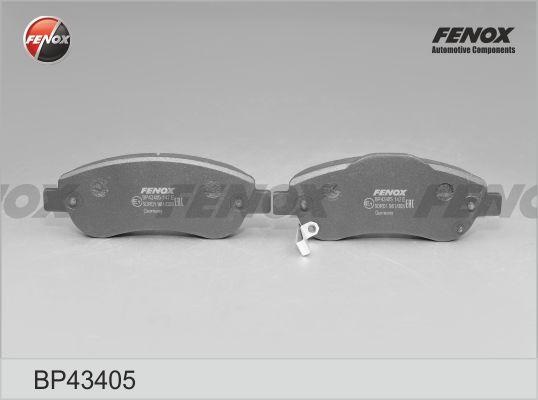 Колодки тормозные, дисковые передние HONDA CR-V Fenox BP43405