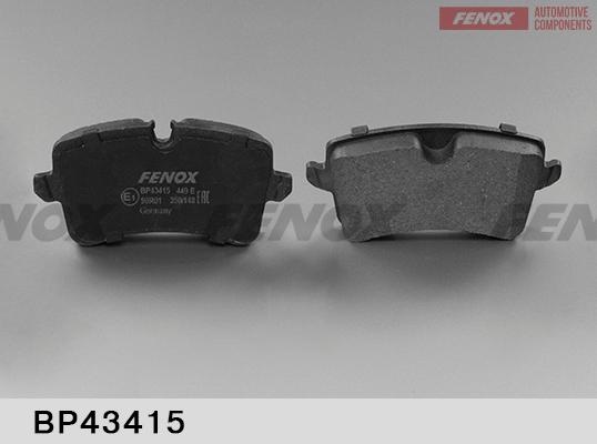 Колодки тормозные, дисковые задние AUDI A5 FENOX BP43415