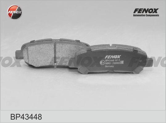 Колодки тормозные, дисковые передние TOYOTA HIGHLANDER Fenox BP43448