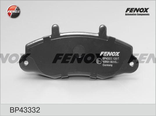 Колодки тормозные, дисковые передние FORD Tourneo Fenox BP43332