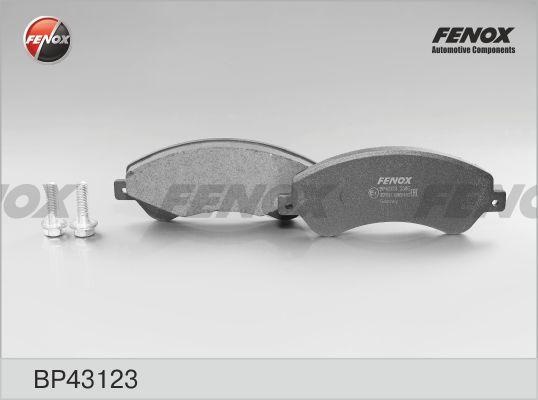 Колодки тормозные, дисковые передние FORD Transit Fenox BP43123