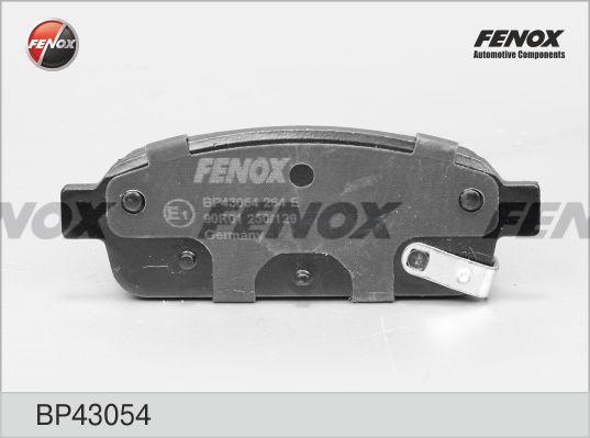 Колодки тормозные, дисковые задние OPEL Astra Fenox BP43054