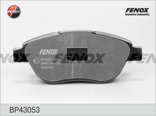 Колодки тормозные, дисковые передние CITROEN Berlingo Fenox BP43053