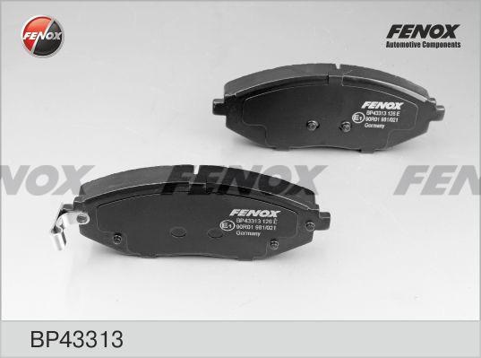 Колодки тормозные, дисковые передние CHEVROLET Spark Fenox BP43313