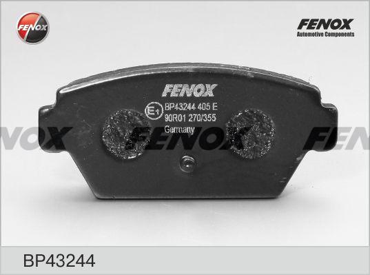 Колодки тормозные, дисковые задние ISUZU Midi Fenox BP43244