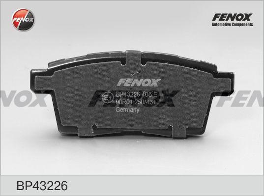 Колодки тормозные, дисковые задние FORD Edge Fenox BP43226