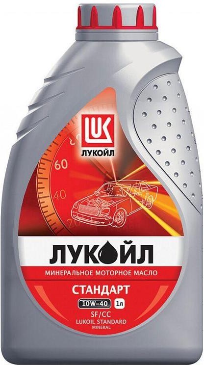 Масло моторное минеральное Lukoil 19184 Стандарт 10W-40, 1л