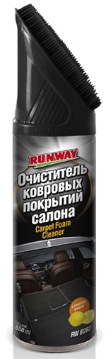 Очиститель ковровых покрытий салона Runway RW6092, 650 мл