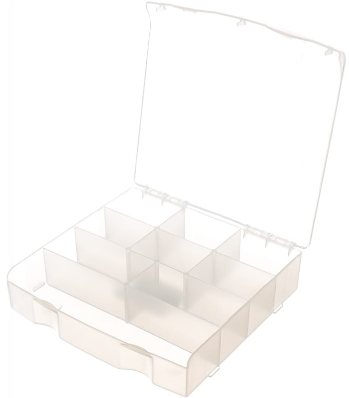 Блок для мелочей СИБРТЕХ 90722, прозрачный матовый, 17x16 см