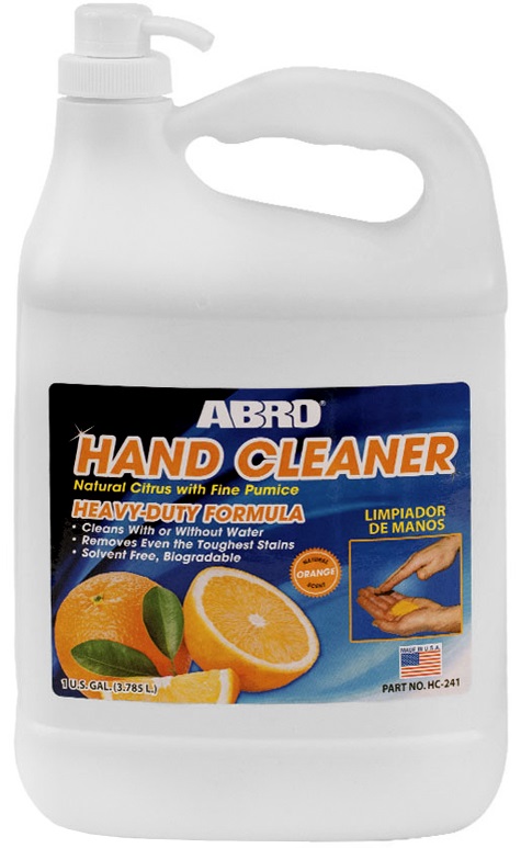 Очиститель для рук Abro HC-241, апельсин, 3.8 л