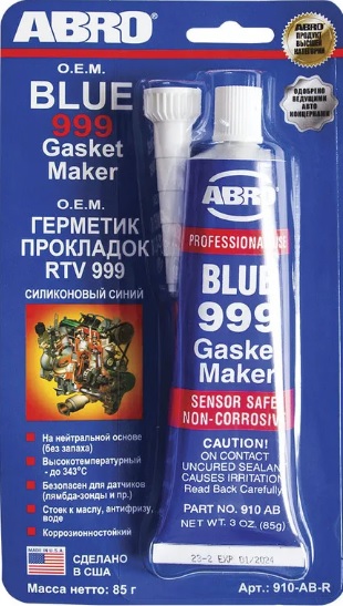 Герметик прокладок ABRO 910-AB-R, синий, 85 г