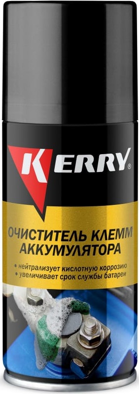 Очиститель клемм аккумулятора KERRY KR-958, 210 мл