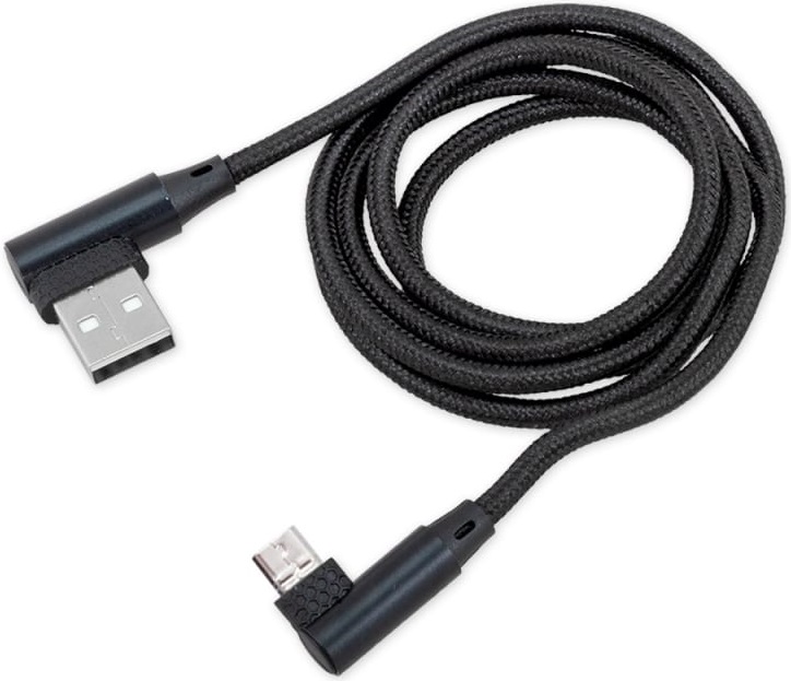 Дата-кабель ARNEZI A0605027, Micro USB, Черный, угловой, 1 м