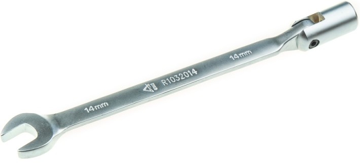 Ключ комбинированный шарнирно-торцевой ARNEZI R1032014, 14 мм