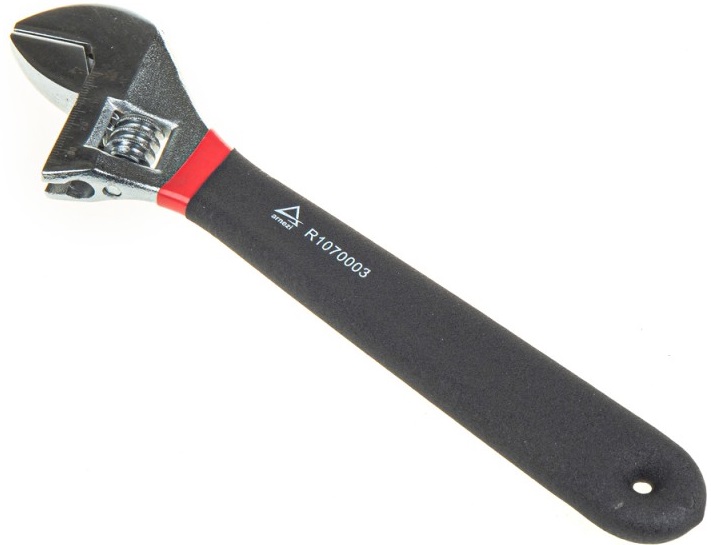 Ключ разводной ARNEZI R1070003, прорезиненная ручка, 250 мм