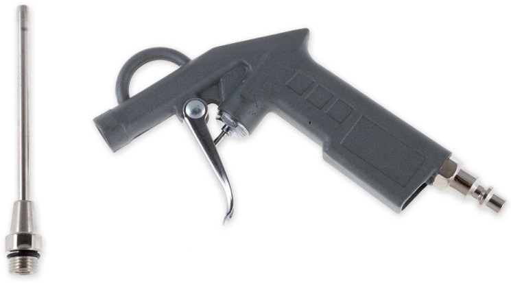Пистолет продувочный ARNEZI R7500051, алюминиевый, с удлиненным соплом 