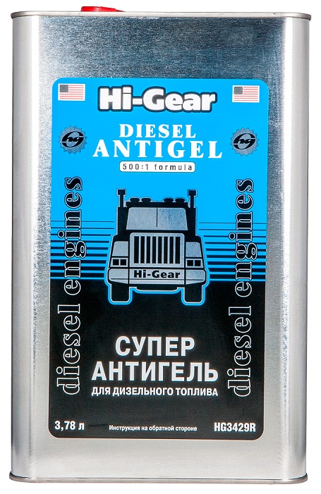 Антигель для дизельного топлива HI-Gear HG3429R, 3.78 л