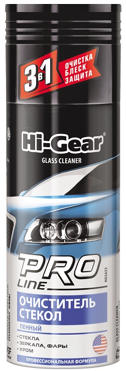 Очиститель стекол Hi-Gear HG5623, пенный, 340 мл