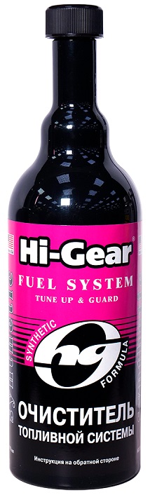 Синтетический очиститель систем питания бензиновых двигателей Hi-Gear HG3234, 473 мл