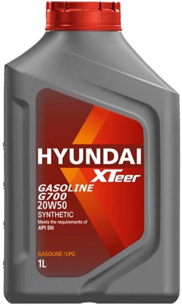 Масло моторное Hyundai Xteer 1011007, Gasoline, 20W-50, 1 л 