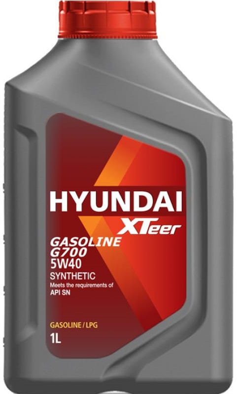 Масло моторное Hyundai Xteer 1011136, Gasoline G700, 5W-40, 1 л 