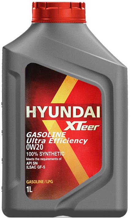 Масло моторное Hyundai Xteer 1011121, Gasoline Ultra Efficiency, 0W-20, 1 л 