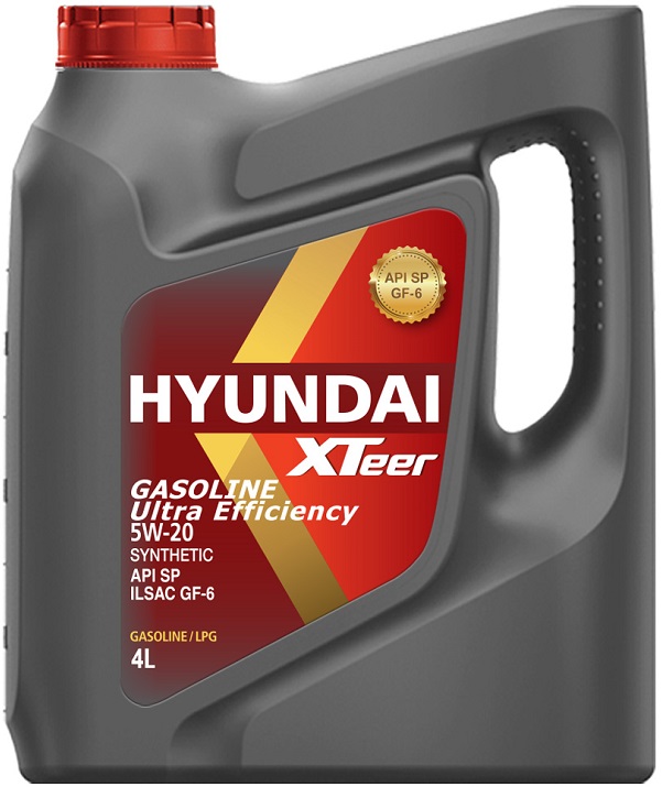 Масло моторное Hyundai Xteer 1051124, Gasoline Ultra Efficiency, 5W-20, 5 л 