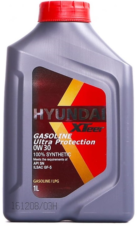Масло моторное Hyundai Xteer 1011122, Gasoline Ultra Protection, 0W-30, 1 л 