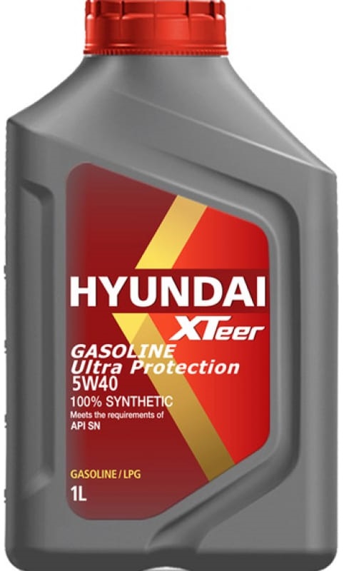 Масло моторное Hyundai Xteer 1011126, Gasoline Ultra Protection, 5W-40, 1 л 