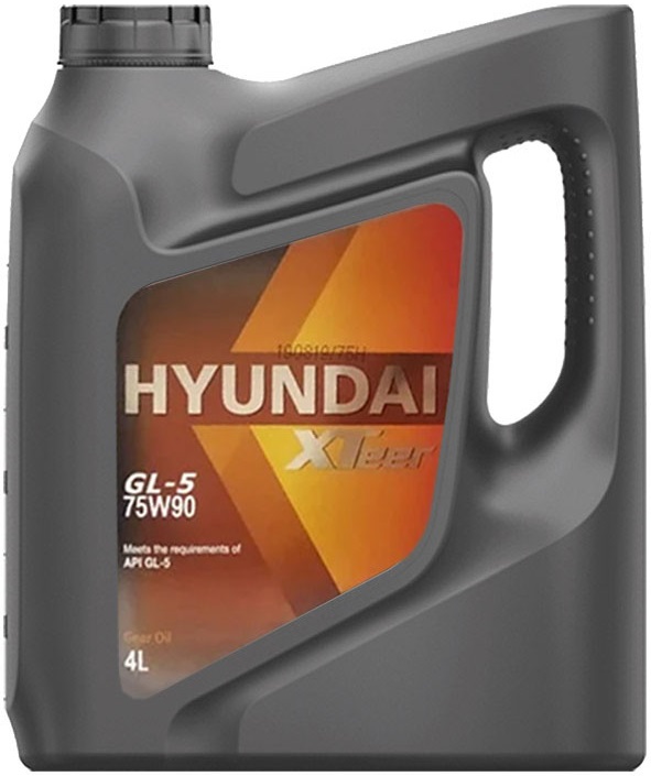 Масло трансмиссионное Hyundai Xteer 1041439, Gear Oil-5, 75W-90, 4 л 