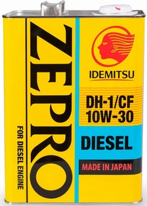 Масло моторное минеральное Idemitsu 2862-004, Zepro Diesel, 10W-30, 4 л