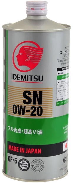 Масло моторное синтетическое Idemitsu 4253-001, Zepro Eco Medalist, 0W-20, 1 л
