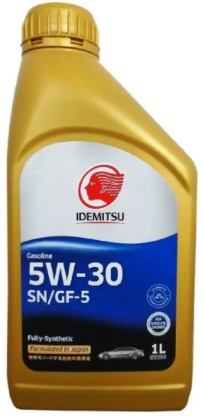 Масло моторное синтетическое Idemitsu 30021326-724, Gasoline Fully- Synthetic, 5W-30, 1 л