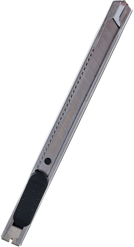 Нож с выдвижным сменным лезвием AIRLINE ATAY002, металл, 9 мм 