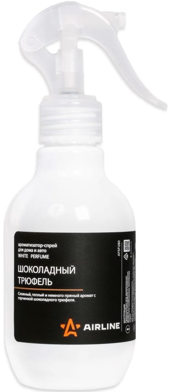 Ароматизатор-спрей WHITE Perfume AIRLINE AFSP280, ШОКОЛАДНЫЙ ТРЮФЕЛЬ, 220 мл 