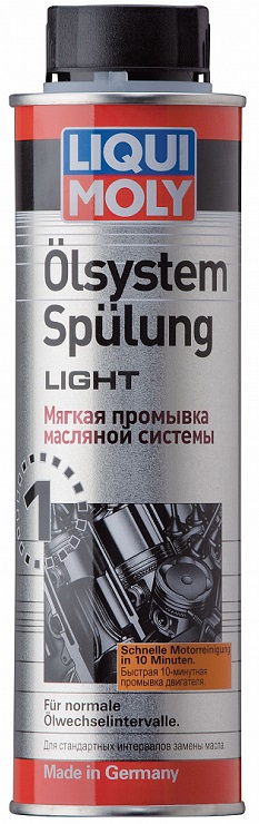Промывка двигателя LIQUI MOLY 7590, Oilsystem Spulung Ligh, 300 мл