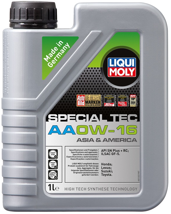 Масло моторное синтетическое Liqui Moly 21326 Special Tec AA, 0W-16, 1 л