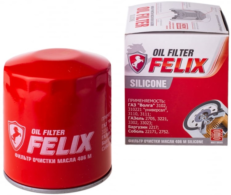 Фильтр масляный FELIX 410030161, 406 M Silicone