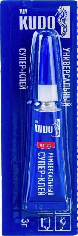 Универсальный цианоакрилатный клей KUDO KBT-010, 3 гр 