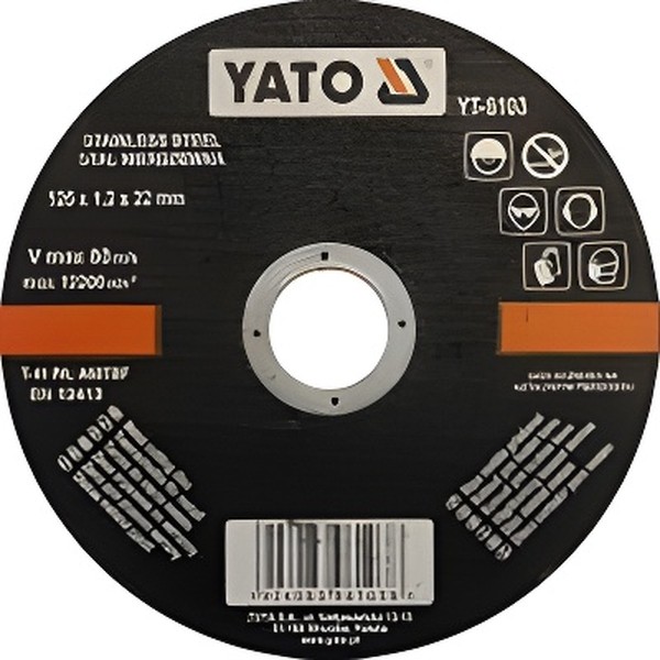 Диск отрезной по металлу Yato YT-6103, 125х1.2 мм