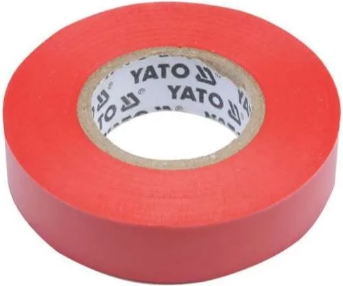 Изолента Yato YT-81592, красная, 15 мм х 20 м 