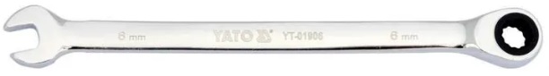 Ключ комбинированный трещеточный Yato YT-01907, 7 мм