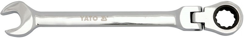 Ключ комбинированный трещеточный YATO YT-1681, с шарниром, 15 мм