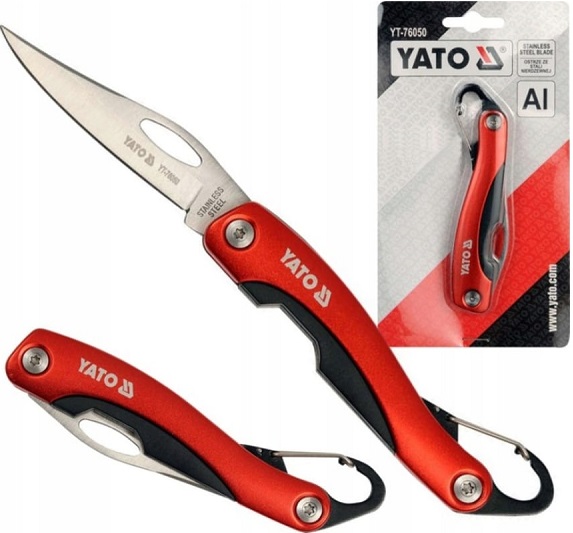 Складной нож YATO YT-76050